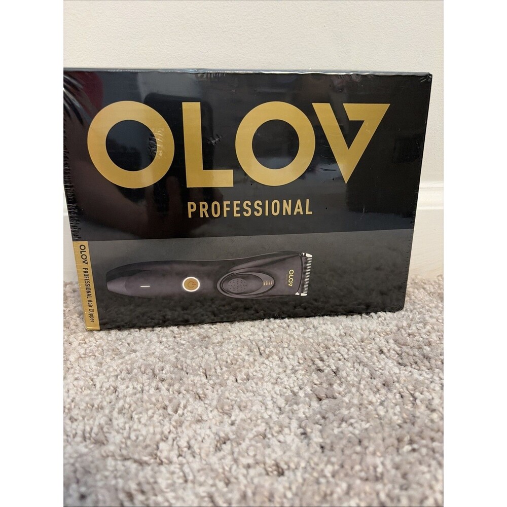OLOV Professional Hair Clippers for Men Cordless Grooming Trimmer Kit Black New